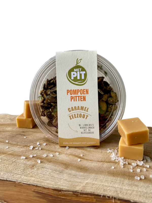 Met PIT, pompoenpitten caramel-zeezout