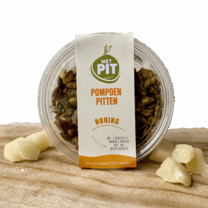 Met PIT, honing pompoenpitten