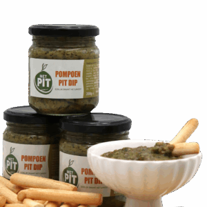 Met PIT, pompoenpit dip