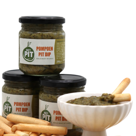 Met PIT, pompoenpit dip