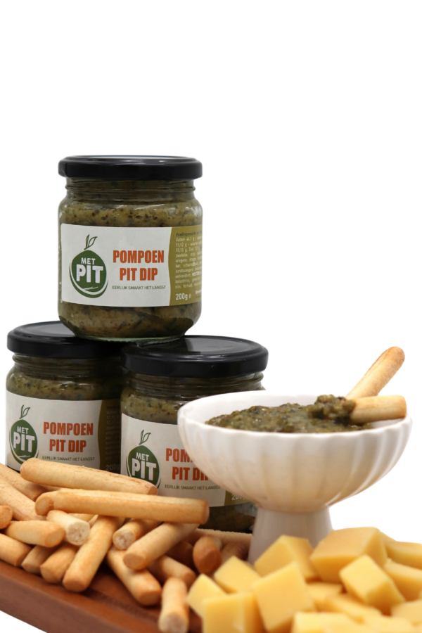 Met PIT, pompoenpit dip